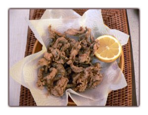 Friture d'anchois