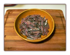 Filets d'anchois frais