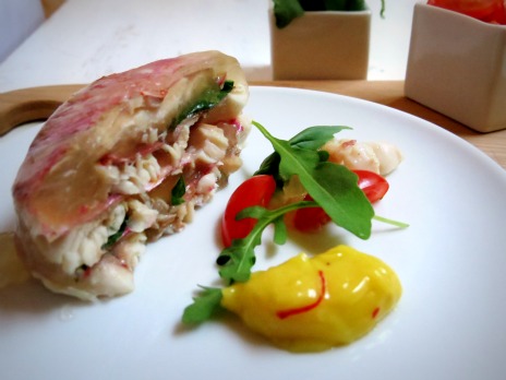 Rougets en gelée de coquillages