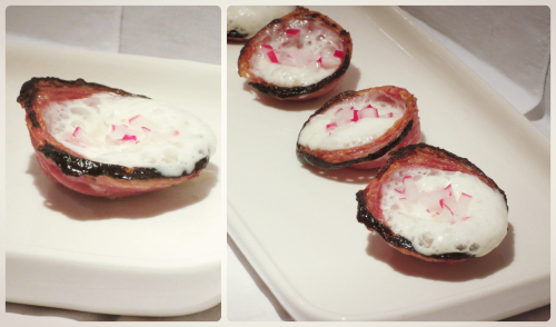 Tapas d'andouille à l'oignon