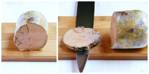 Foie gras frais à la flamme