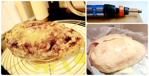 Foie gras frais à la flamme