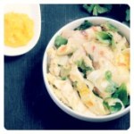 Salade de poulet au safran