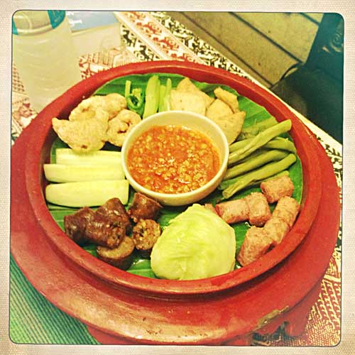 Assortiment (dont les saucisses)