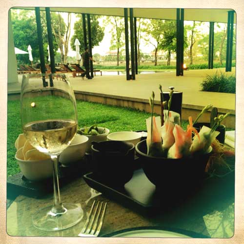 Apéro au Chedi Hotel