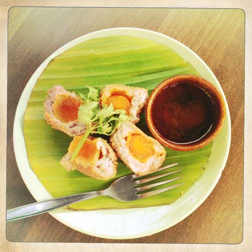 Oeufs salés au Taro