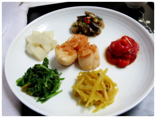 Coquilles saint-jacques au beurre de kimchi