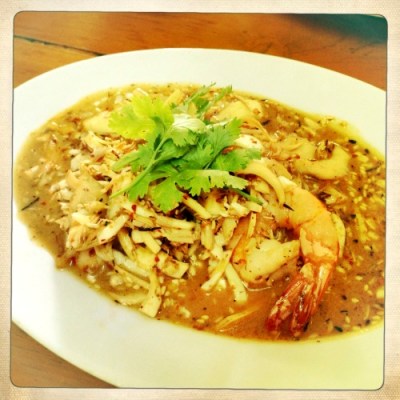 Salade de fleurs de bananie