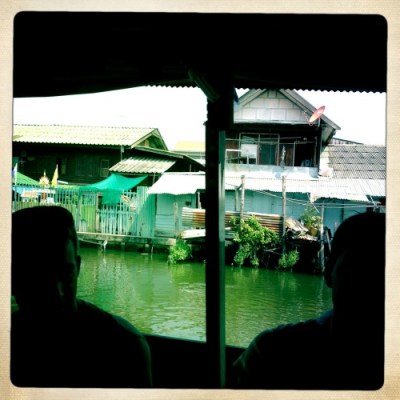 Restaurant dans les klongs