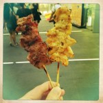 Brochettes Bangkok street food