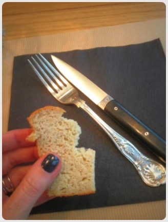 Le pain à la farine de pois chiches