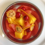 Dressage d'une salade de fruits